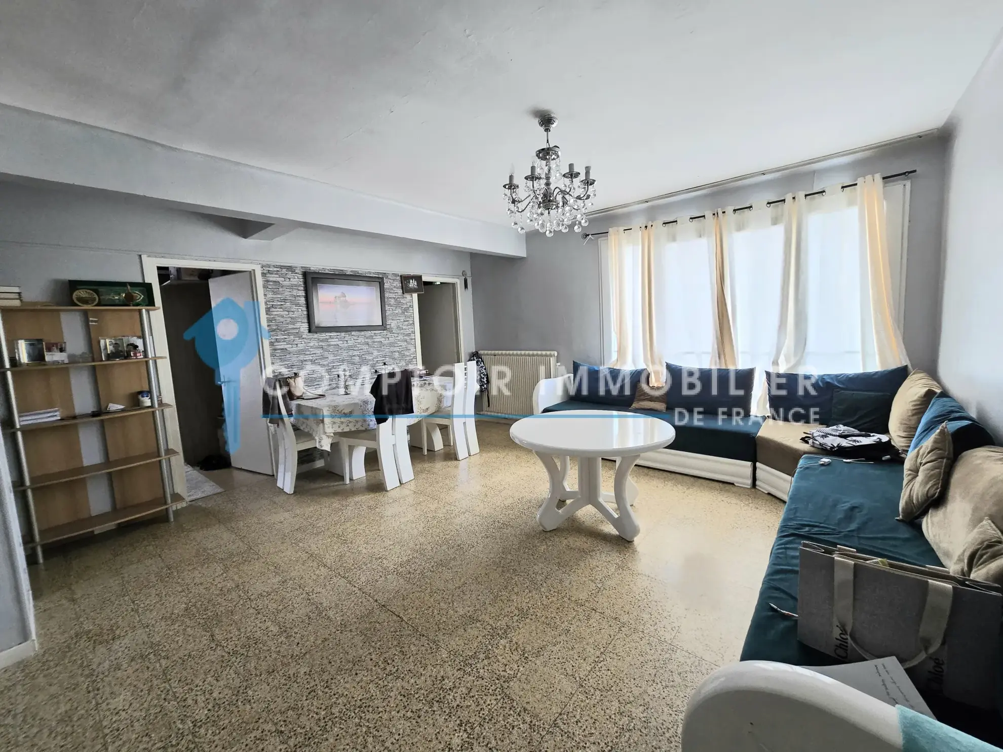 À vendre appartement T4 de 65,25 m² à Alès avec balcons et cave