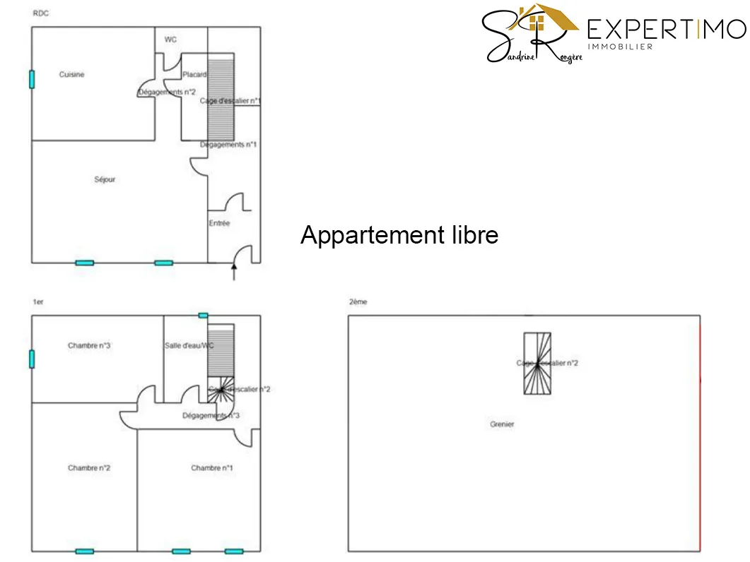 Maison avec 2 appartements, dépendances et grand terrain à Saint-Éloy-les-Mines 