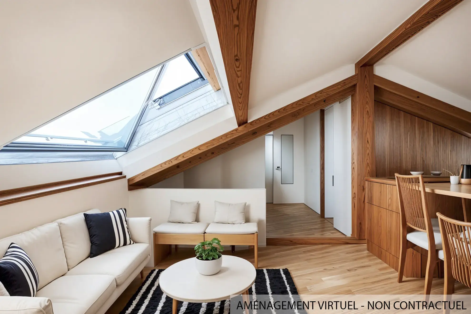 Studio de 33 m² à Hyères, dernier étage, excellent investissement locatif