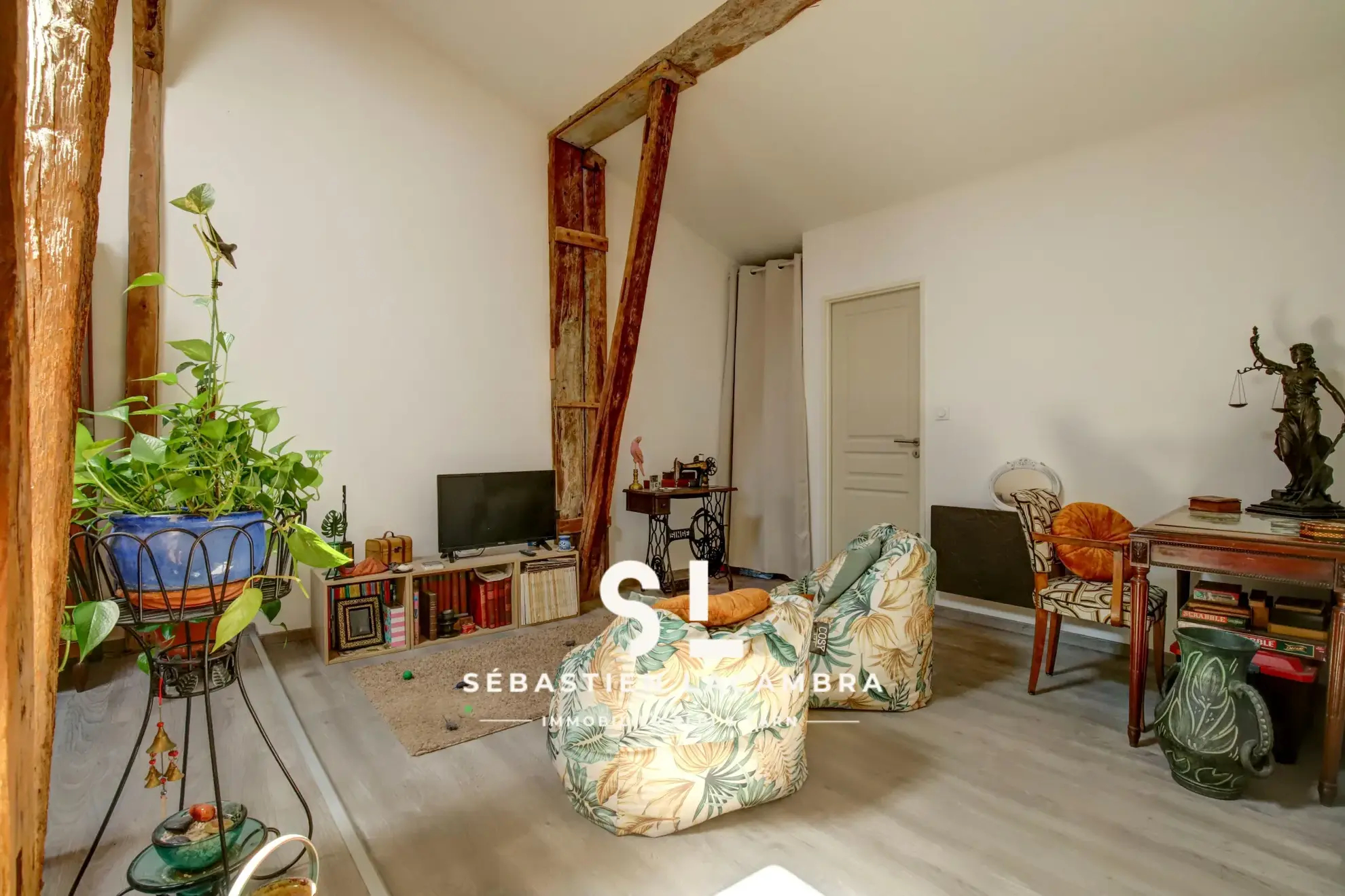 Charmante maison de ville rénovée à Lisle-sur-Tarn avec garage et cave voûtée 