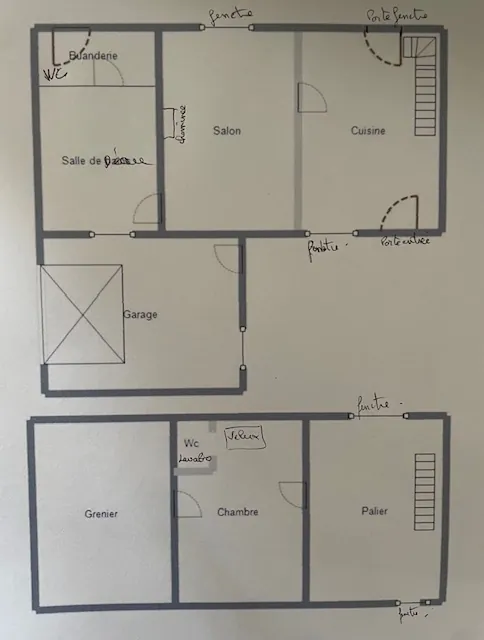 Maison de village proche Nangis avec jardin et dépendances - Idéal investisseurs 