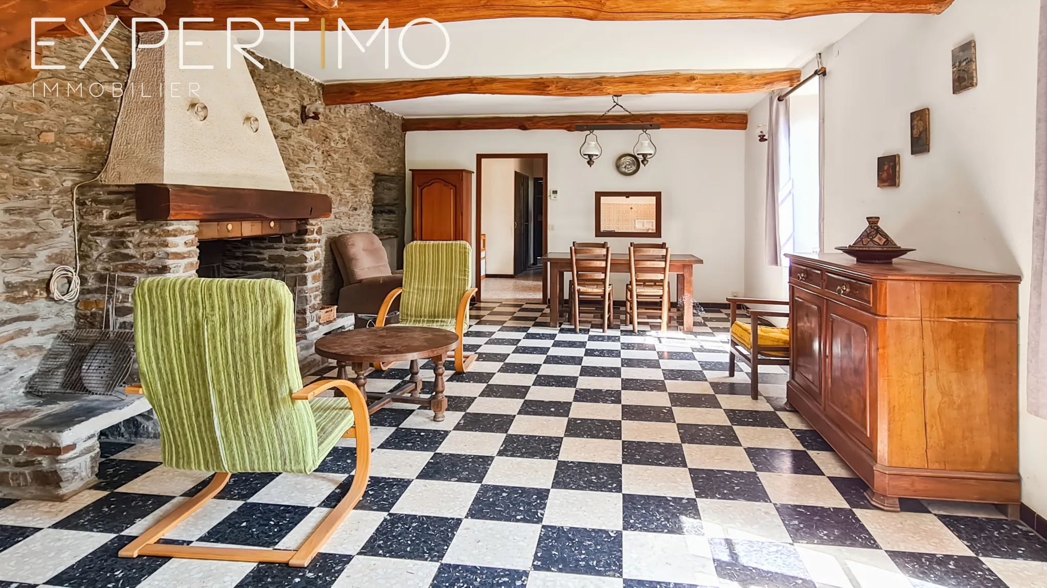 Charmante maison en pierres Cévenoles avec terrain de 1440 m2 à Saint André de Valborgne 