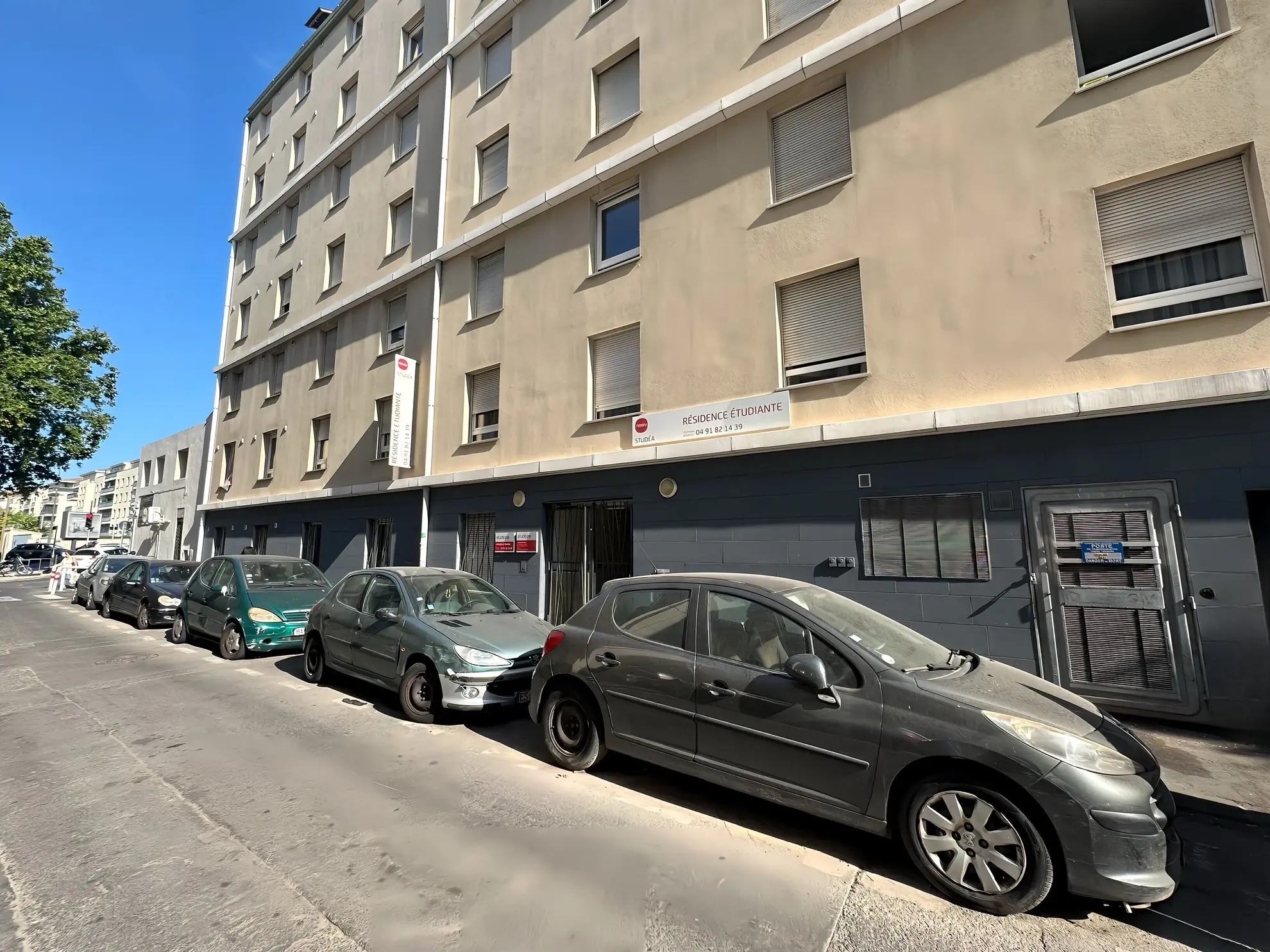 Studio meublé avec parking à Marseille, investissement locatif sécurisé en résidence étudiante 