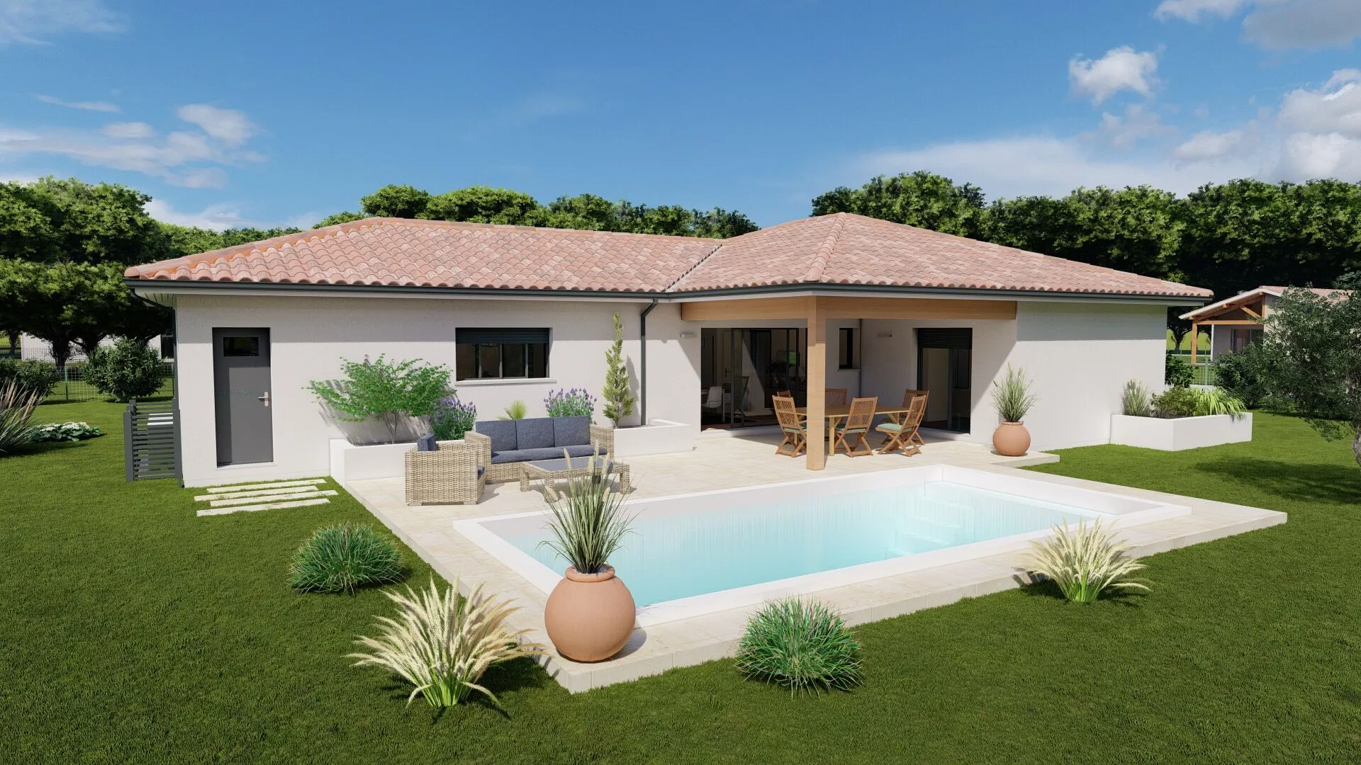 Maisons d’en France - Maison neuve à Benquet avec garage et terrain constructible