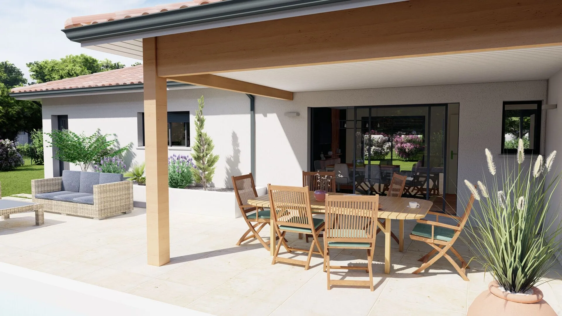 Maisons d’en France - Maison neuve à Benquet avec garage et terrain constructible 