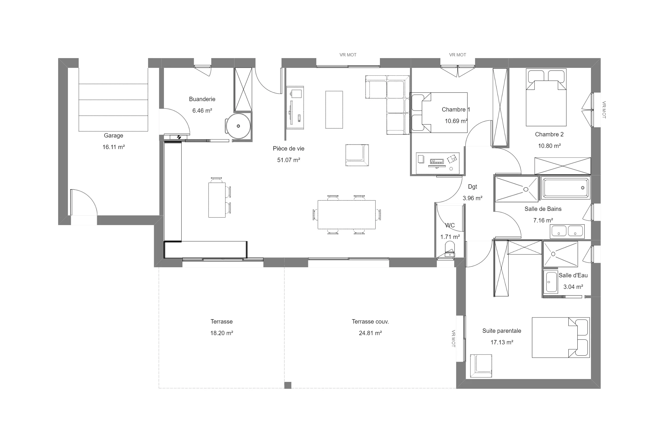 Maisons d’en France - Maison neuve à Benquet avec garage et terrain constructible 