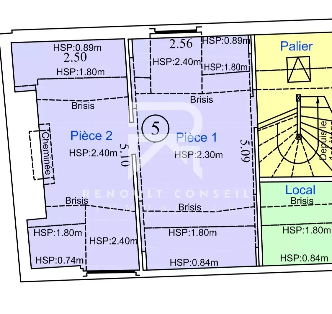 Studio à vendre à Rouen Coteaux Ouest – Opportunité d'investissement avec faible charges 