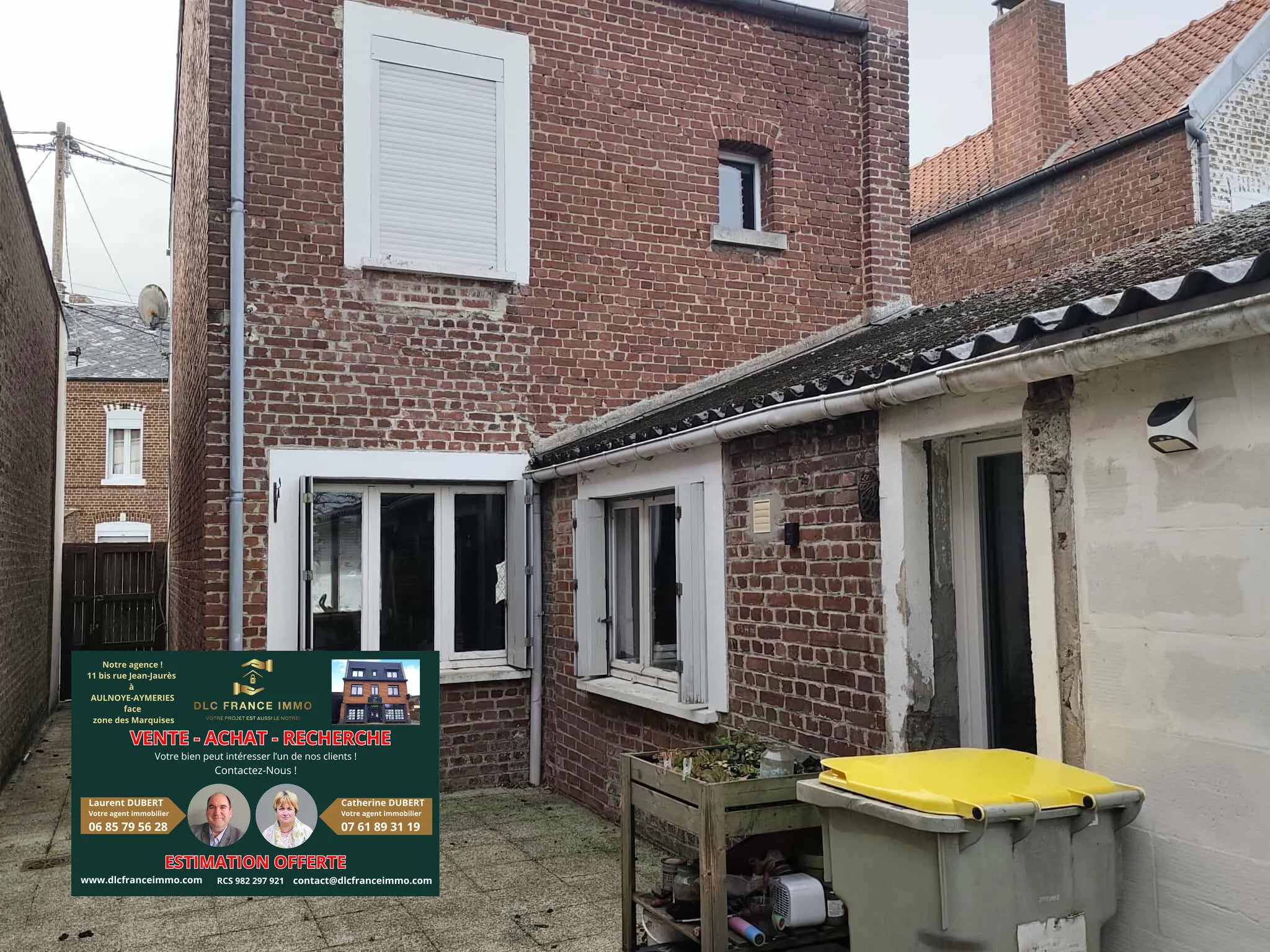Maison à rafraîchir de 90 m² avec jardin et stationnement à Aulnoye-Aymeries 