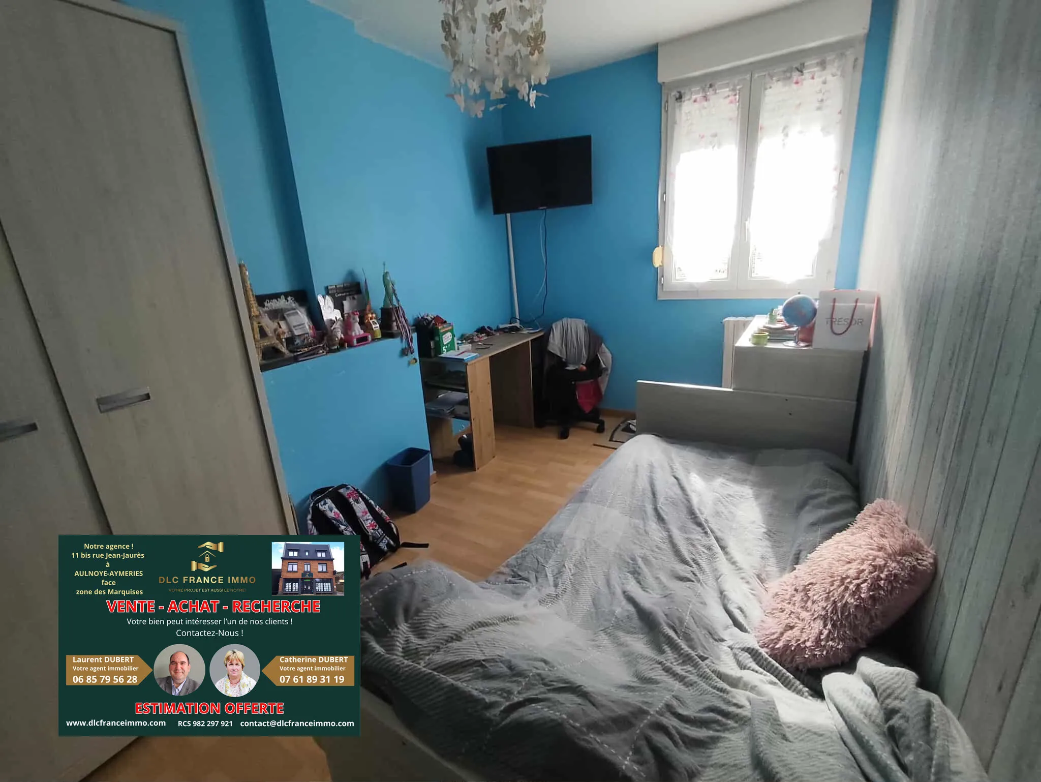 Maison à rafraîchir de 90 m² avec jardin et stationnement à Aulnoye-Aymeries 