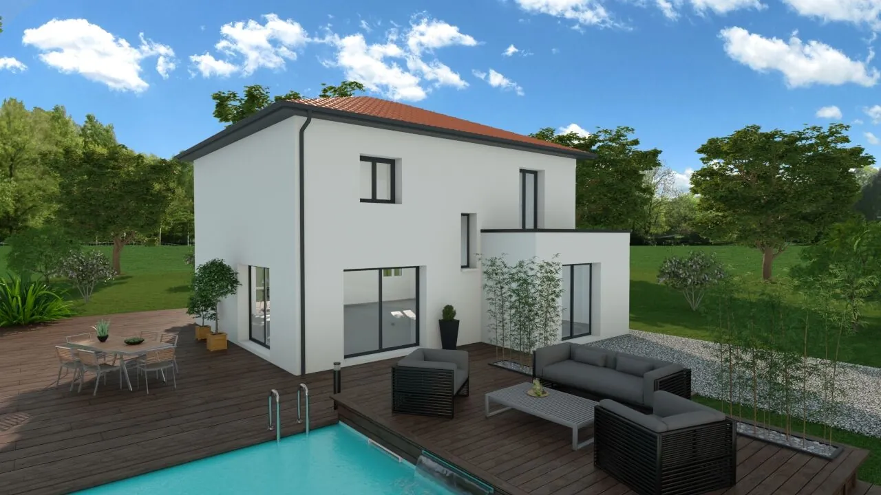 Vente maison neuve de 90m² à Pontcharra avec 3 chambres et garage 