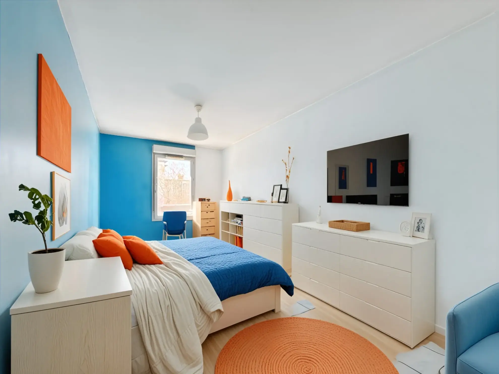 Appartement T4 lumineux de 87m² avec balcon à Gorge de Loup, Lyon 