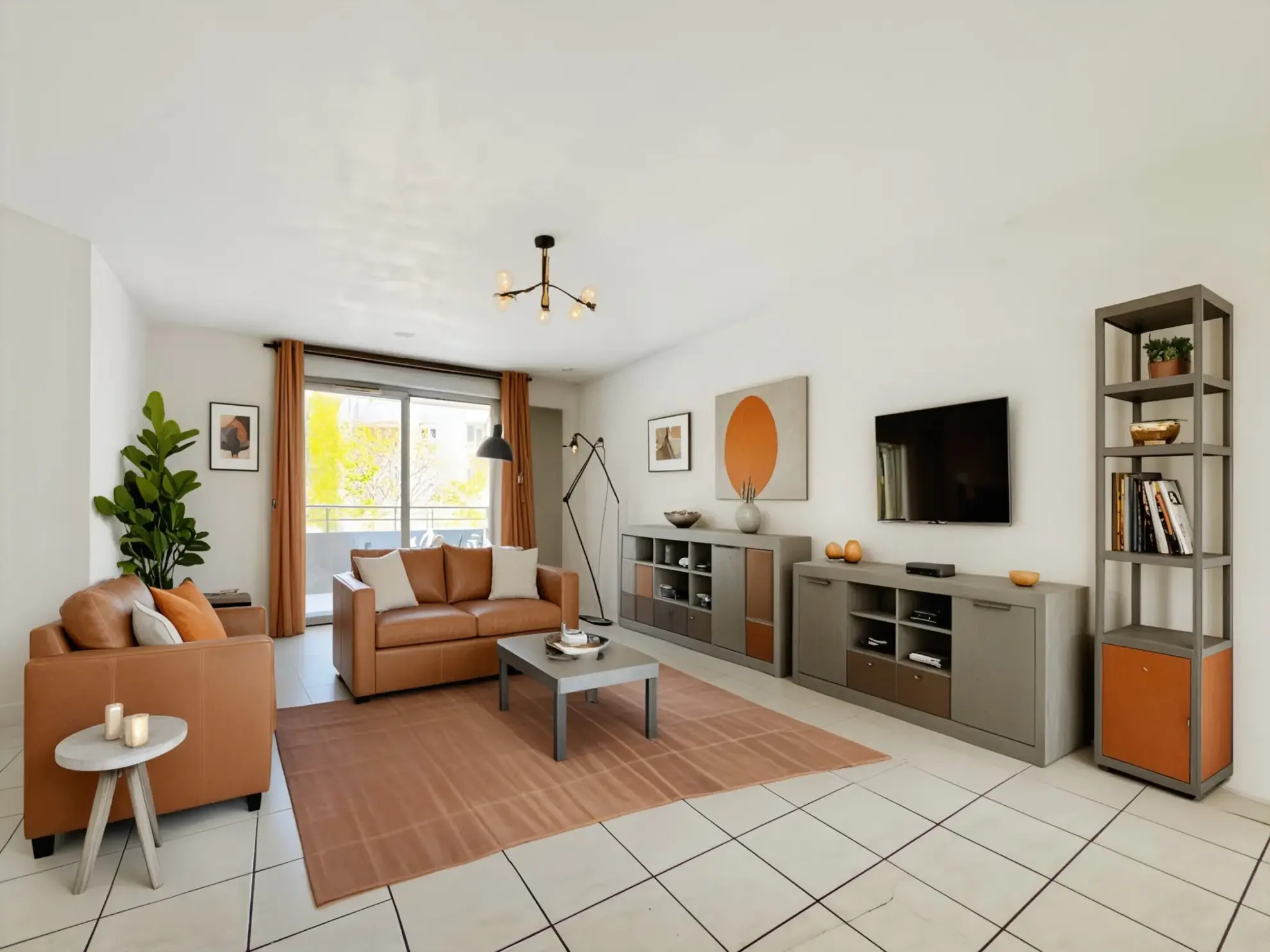 Appartement T4 lumineux de 87m² avec balcon à Gorge de Loup, Lyon 