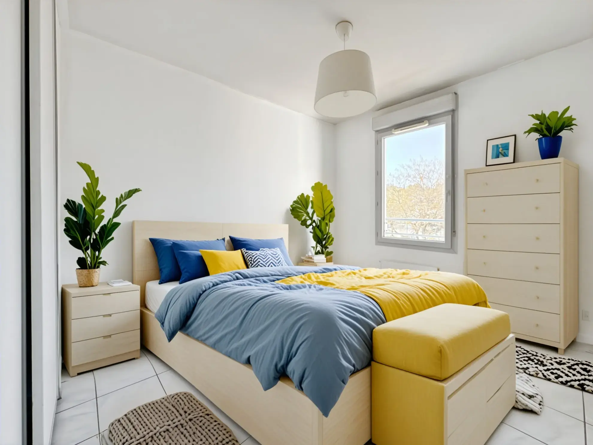 Appartement T4 lumineux de 87m² avec balcon à Gorge de Loup, Lyon 