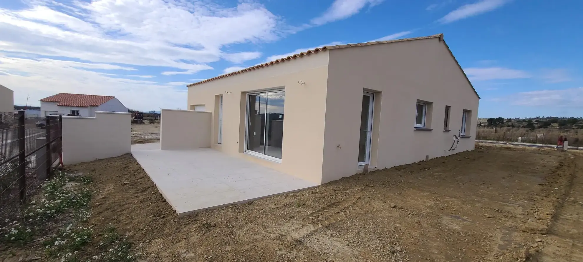 Maison neuve T4 de 88 m² avec garage à Nissan Lez Enserune, Hérault