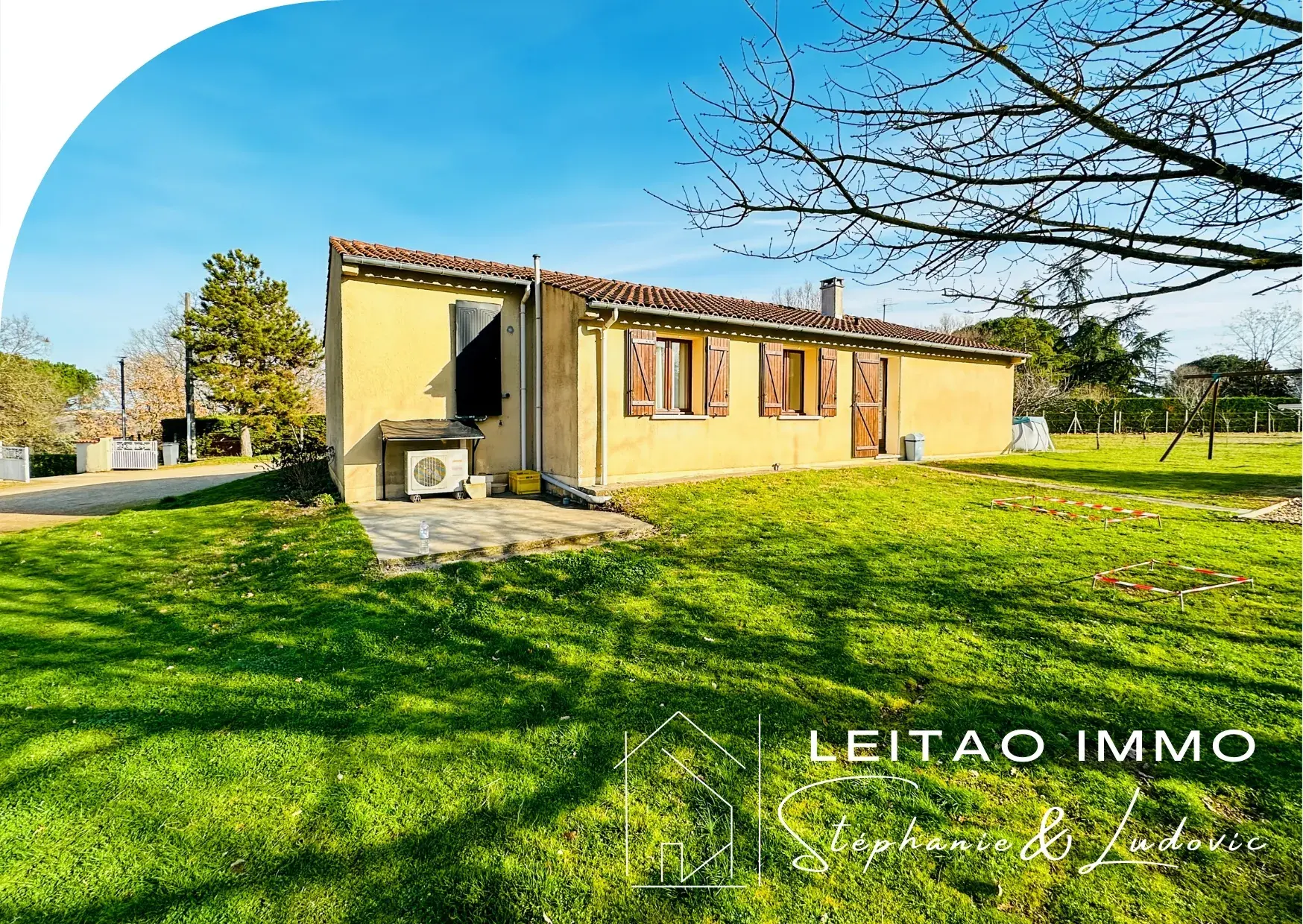 Maison de plain-pied à Graulhet de 92 m² avec grand jardin et garage 