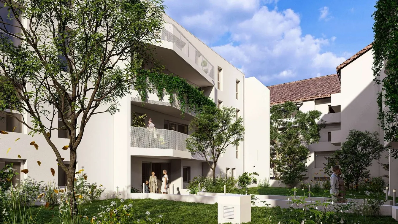 Appartement T2 neuf avec terrasse à Nîmes proche tramway 