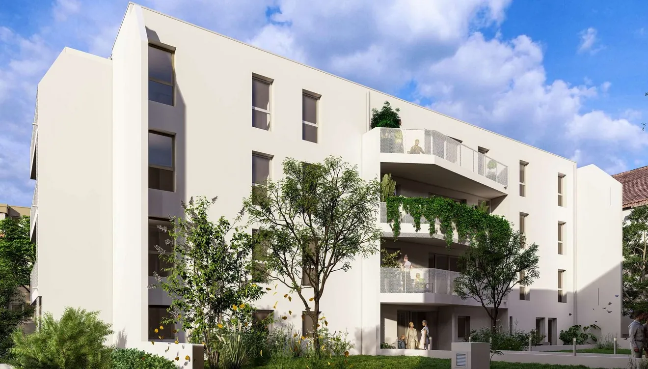 Appartement T2 neuf avec terrasse à Nîmes proche tramway 
