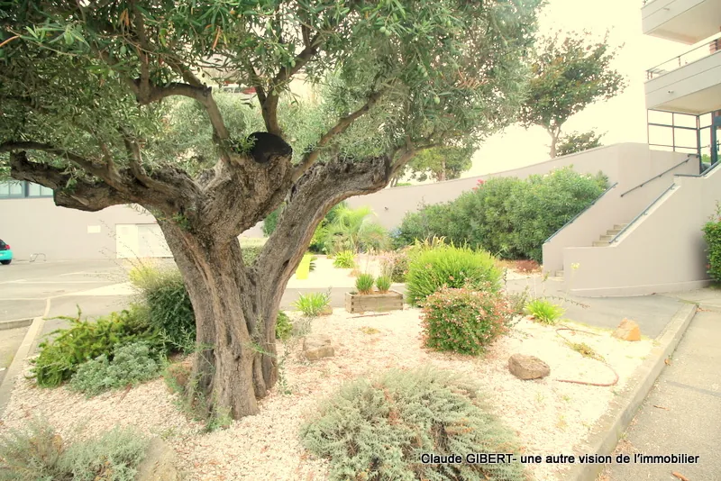 Spacieux T3 avec terrasse, garage et place extérieure à Mèze – Dernier étage 