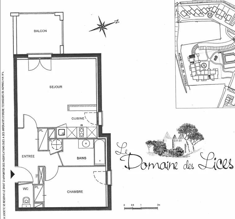 Appartement T2 loué à Carcassonne avec rentabilité immédiate, balcon et parking 