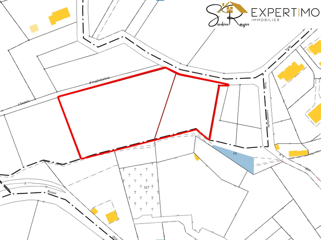 Terrain constructible de 7 053 m² à Menat, environnement privilégié