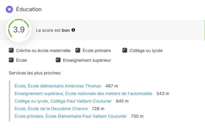 Appartement T3 moderne de 58 m² à Bezons près du centre-ville et de la Basilique 