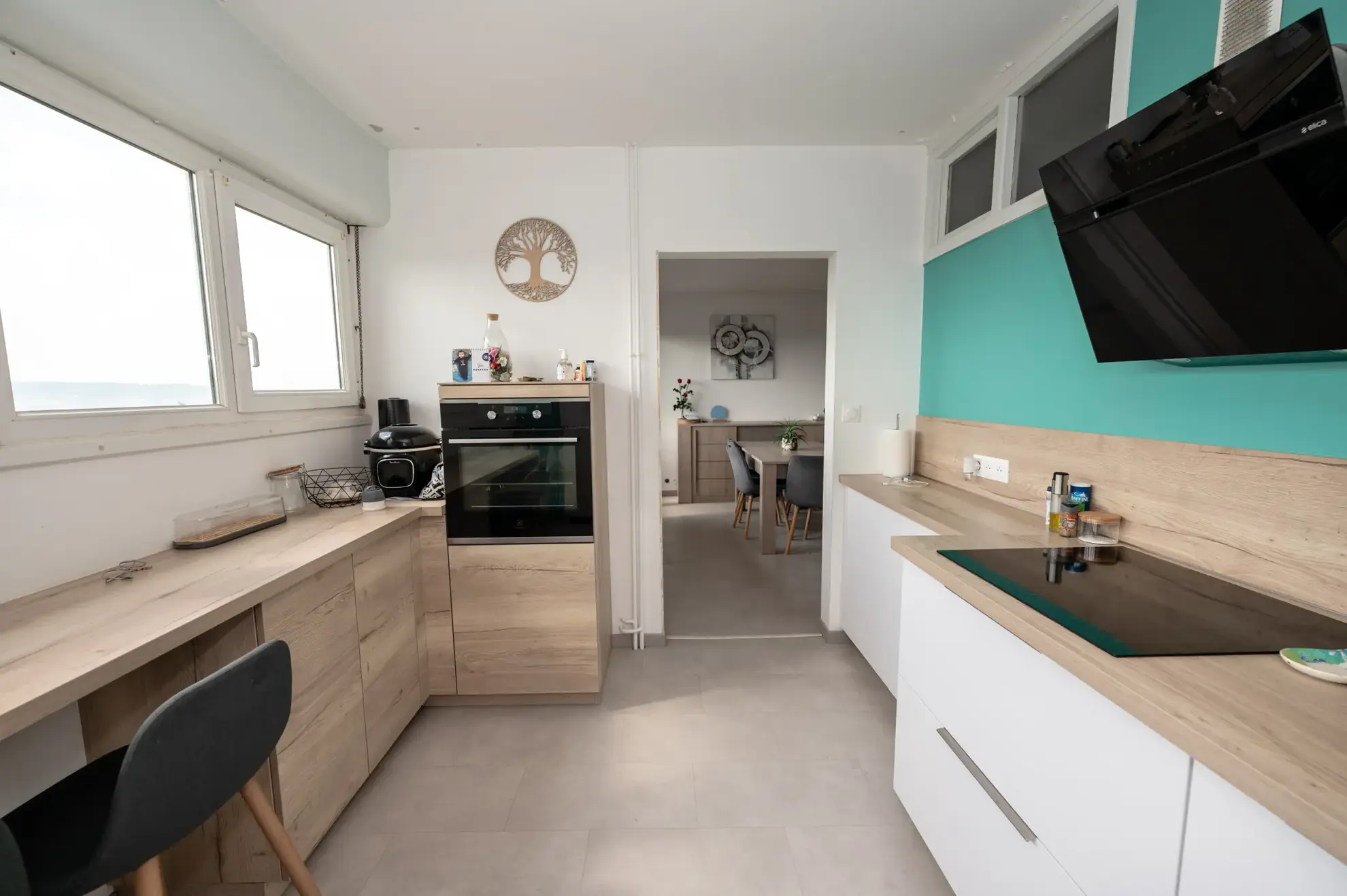 Appartement 4 pièces avec balcon, garage double et vue à Pontarlier 