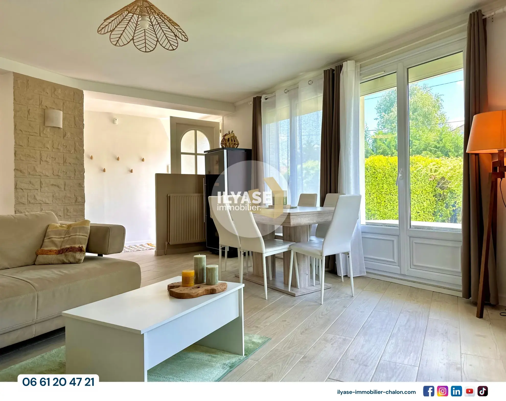 Maison 80 m² avec jardin, spa extérieur, garage à Chalon-sur-Saône 