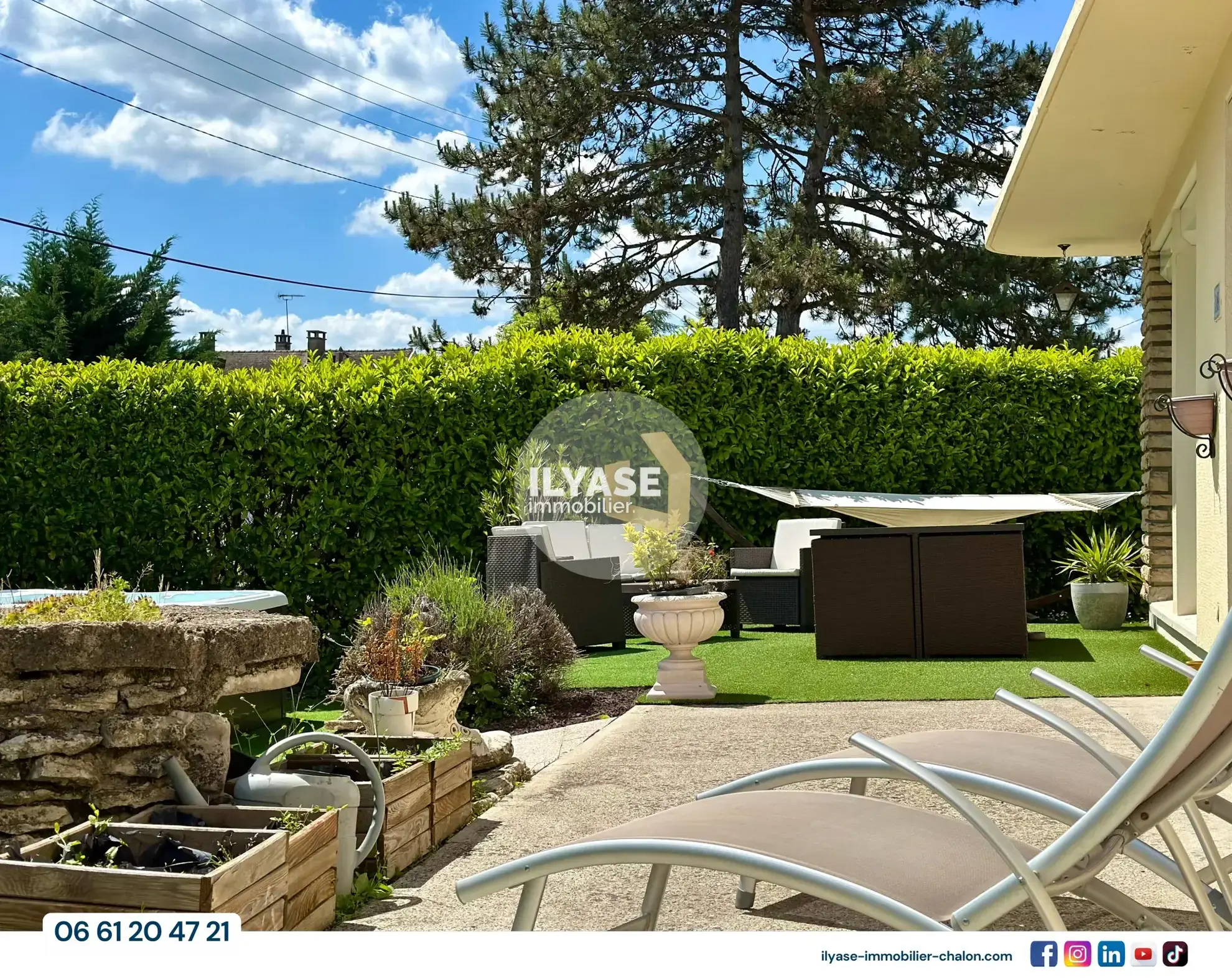 Maison 80 m² avec jardin, spa extérieur, garage à Chalon-sur-Saône 