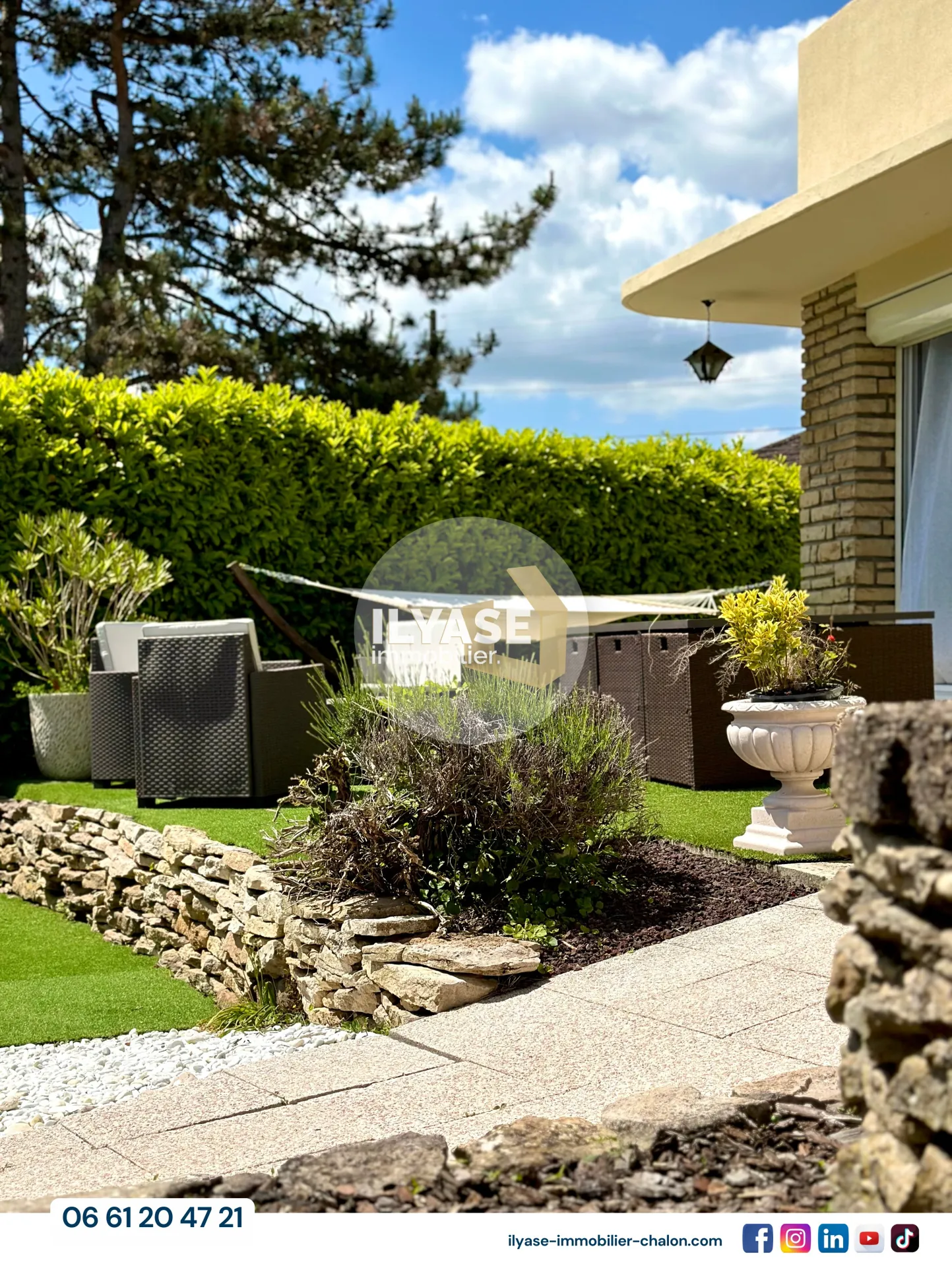 Maison 80 m² avec jardin, spa extérieur, garage à Chalon-sur-Saône 