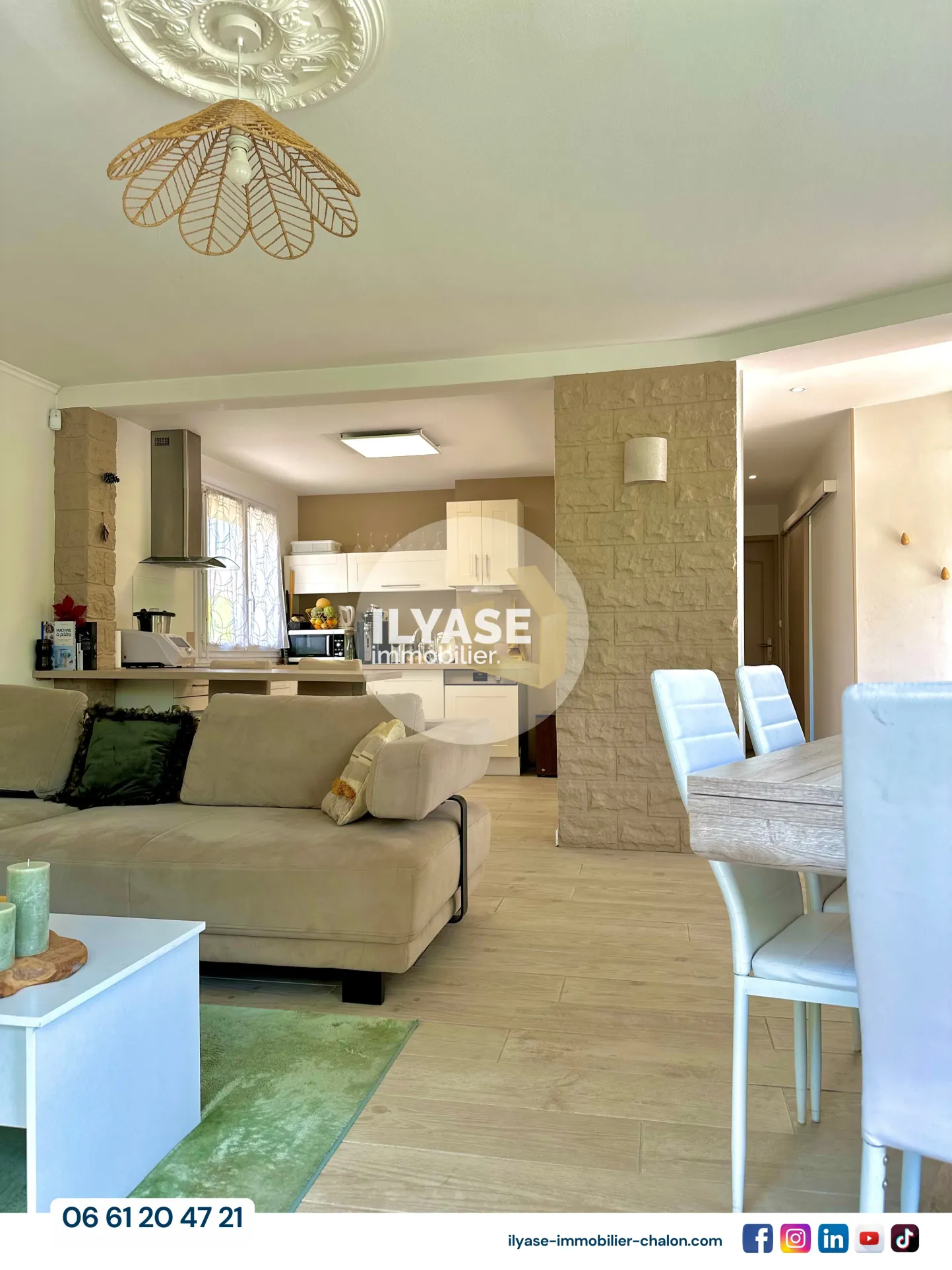Maison 80 m² avec jardin, spa extérieur, garage à Chalon-sur-Saône 