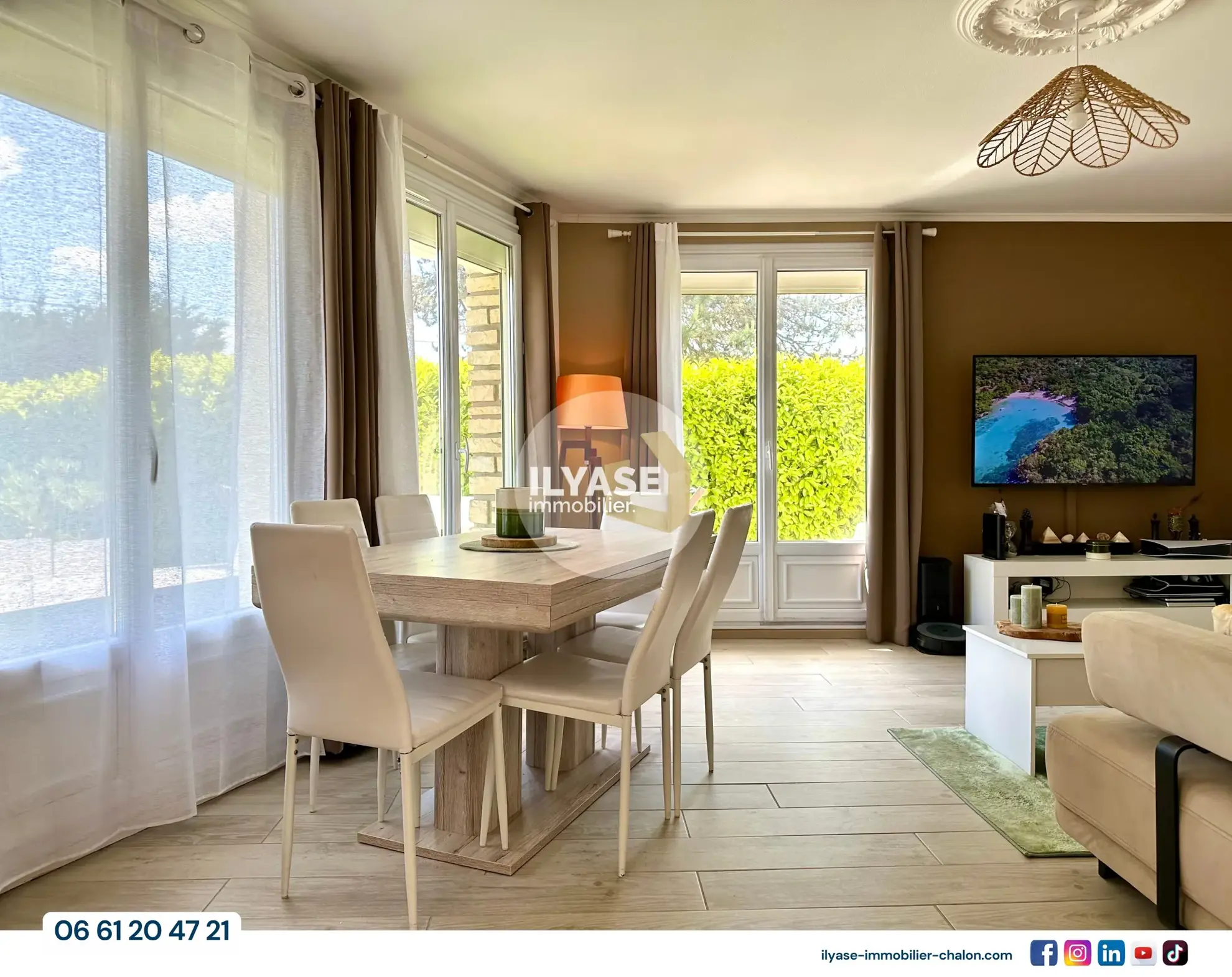 Maison 80 m² avec jardin, spa extérieur, garage à Chalon-sur-Saône 