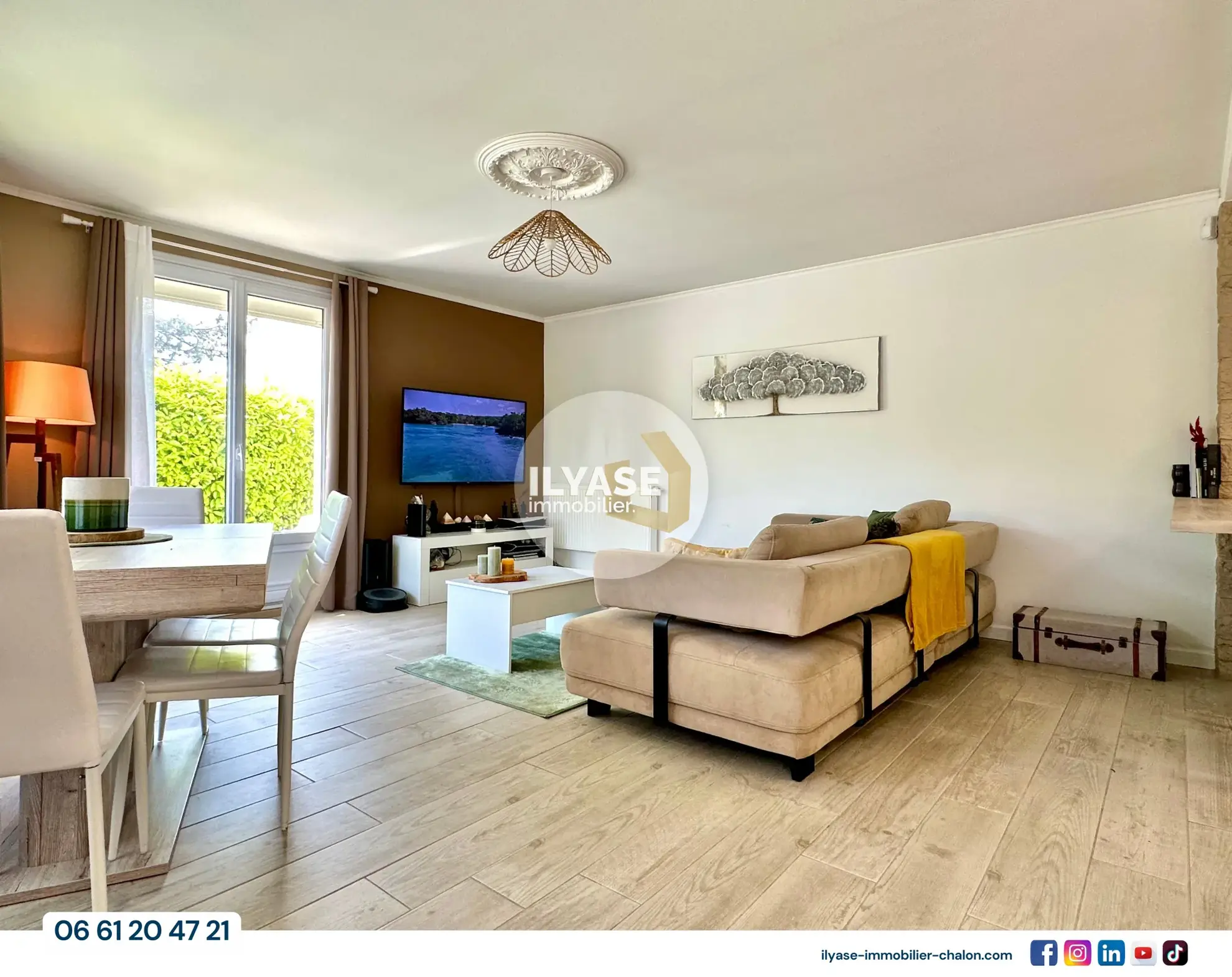 Maison 80 m² avec jardin, spa extérieur, garage à Chalon-sur-Saône 