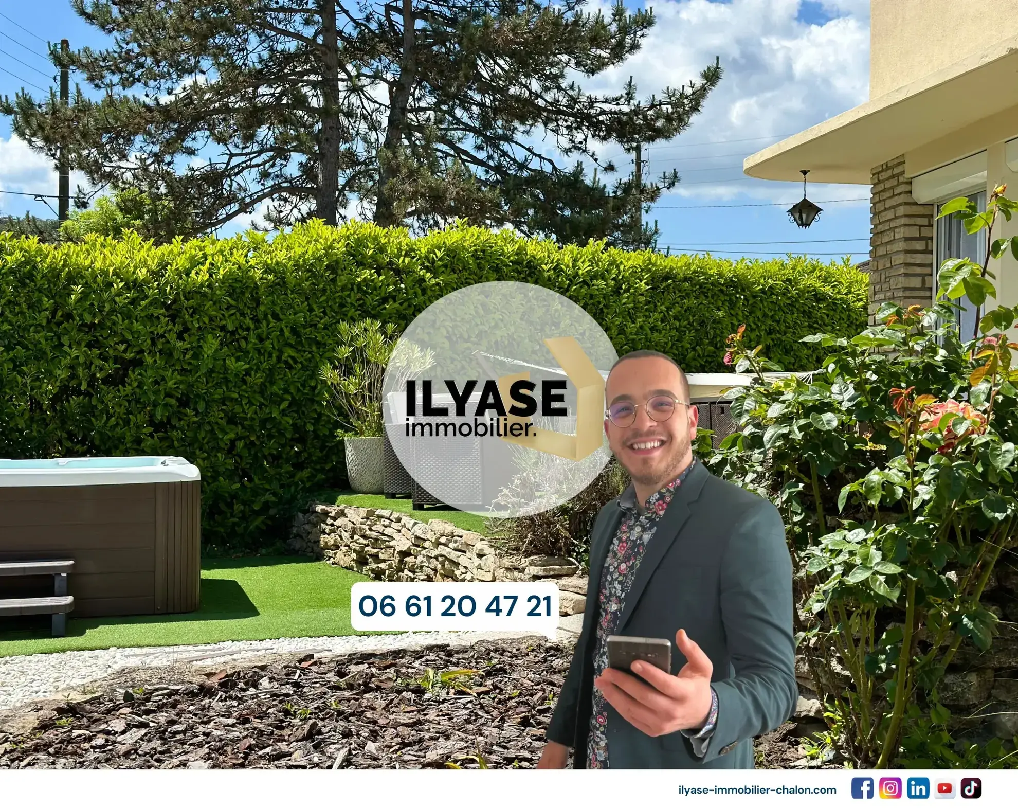 Maison 80 m² avec jardin, spa extérieur, garage à Chalon-sur-Saône