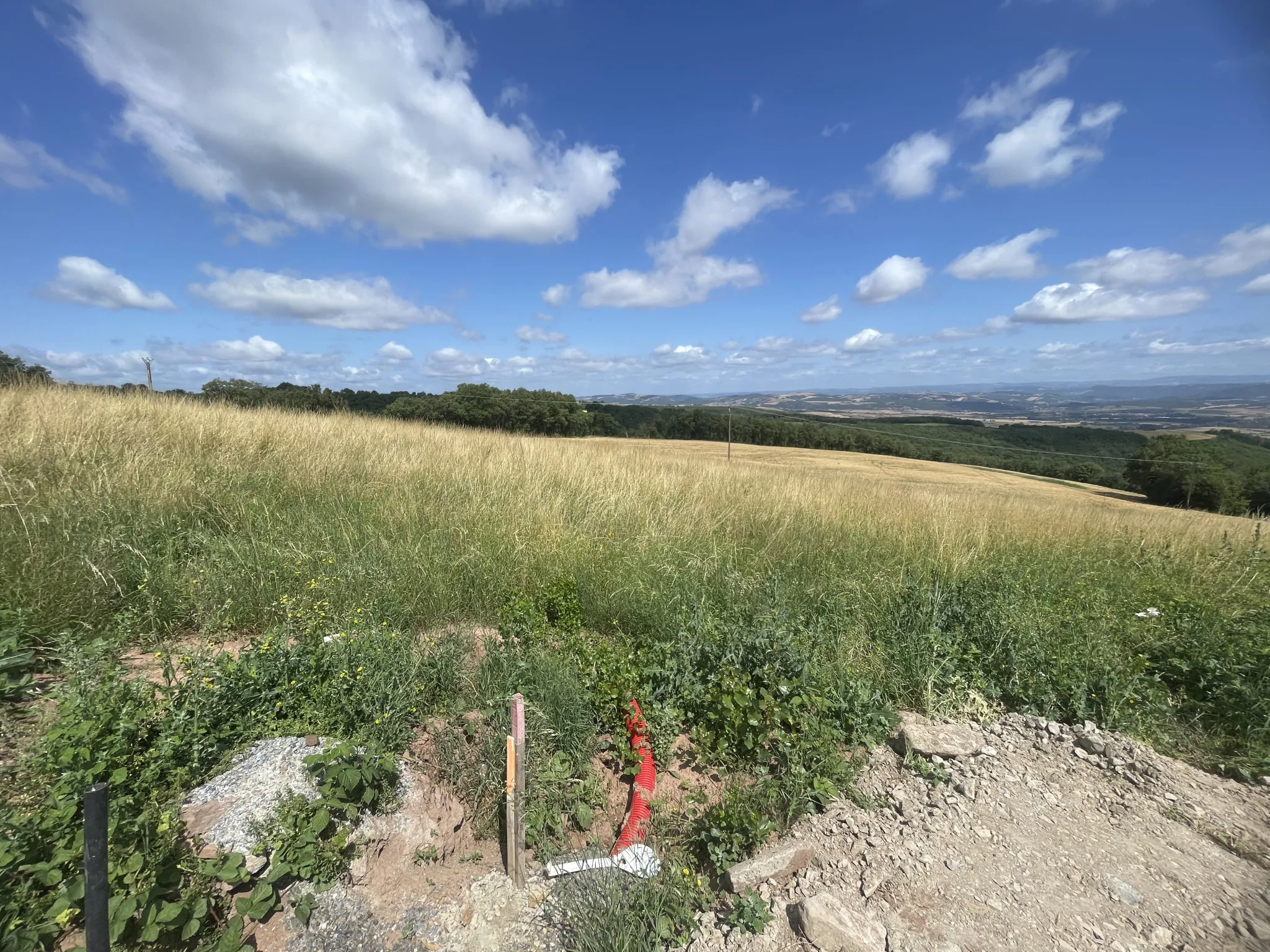 Terrain constructible viabilisé de 1743 m² à Mounes-Prohencoux, Vue dominante