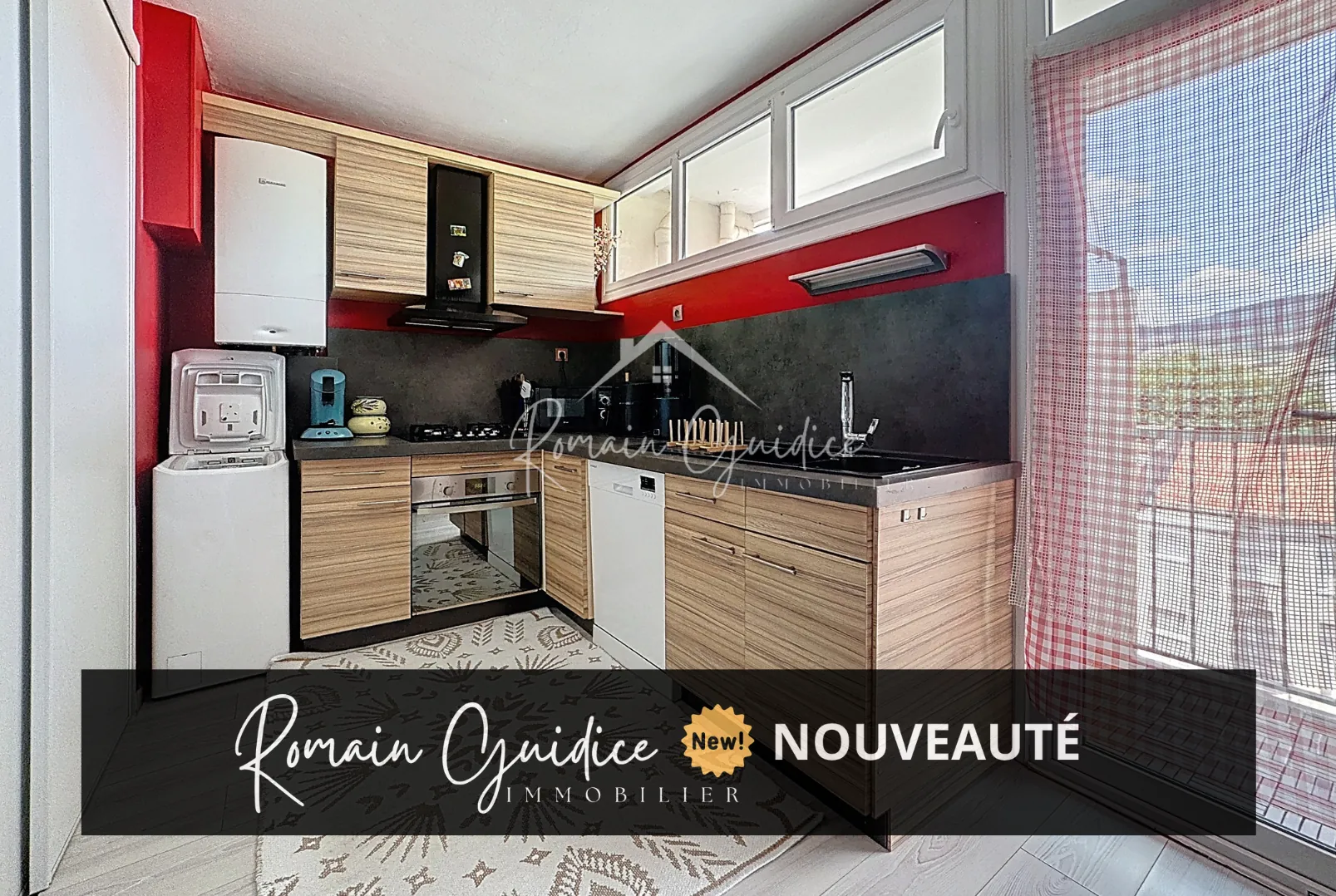 Vente appartement F4 à Millau avec vue dégagée, balcon et stationnement
