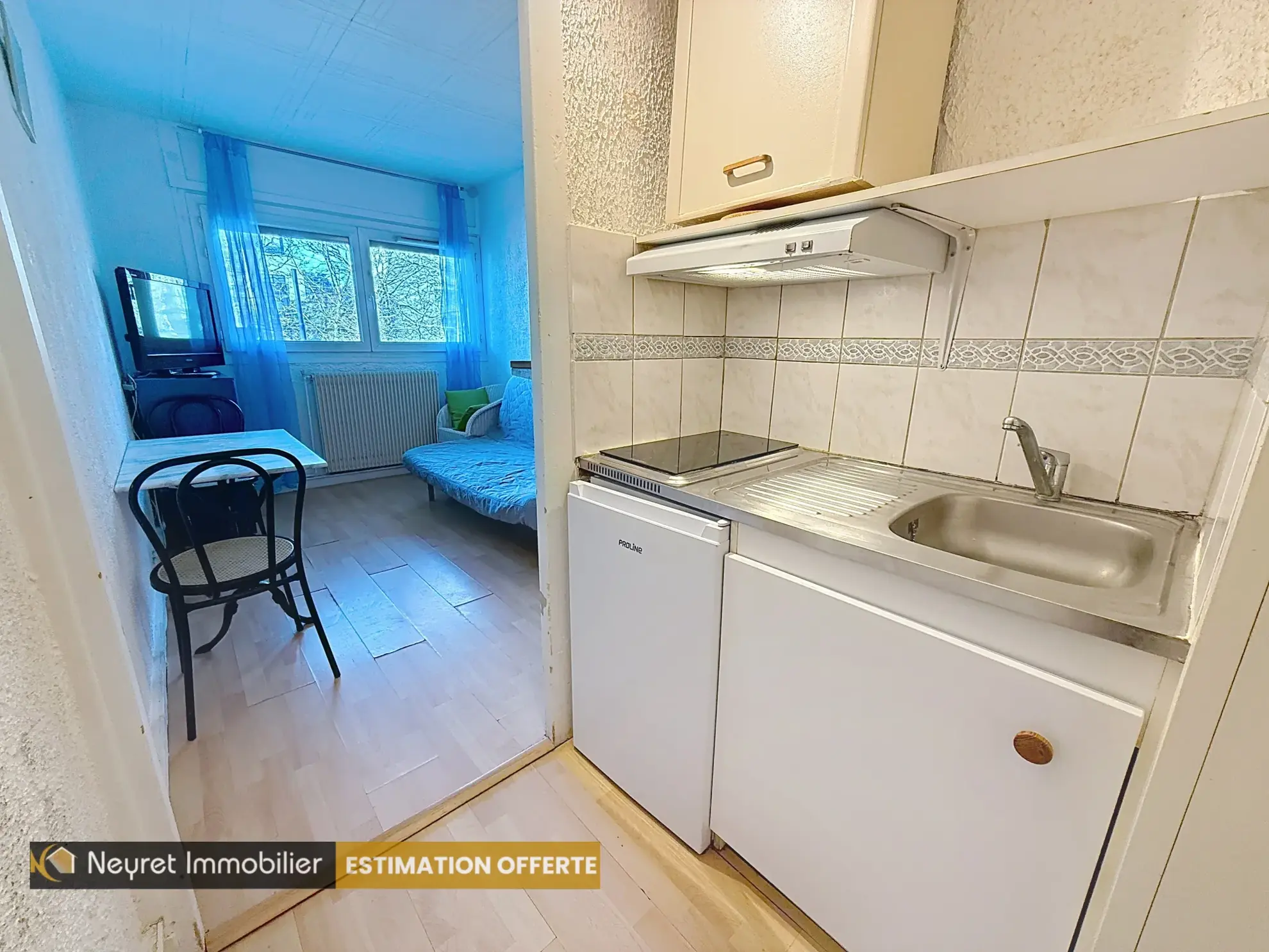 Studio à vendre à Saint-Étienne secteur Fauriel, parfait pour investissement locatif 