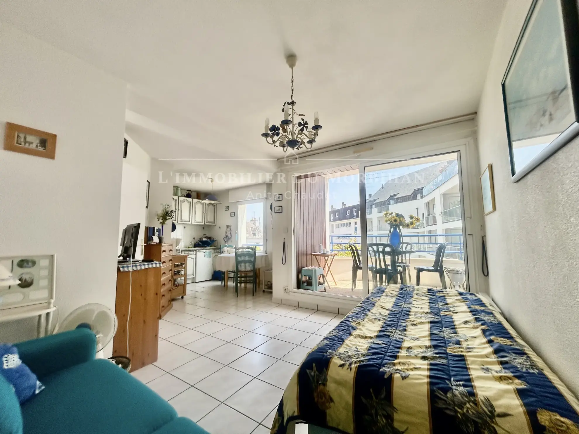 Studio lumineux à La Trinité-sur-Mer avec balcon plein sud - Idéalement situé 