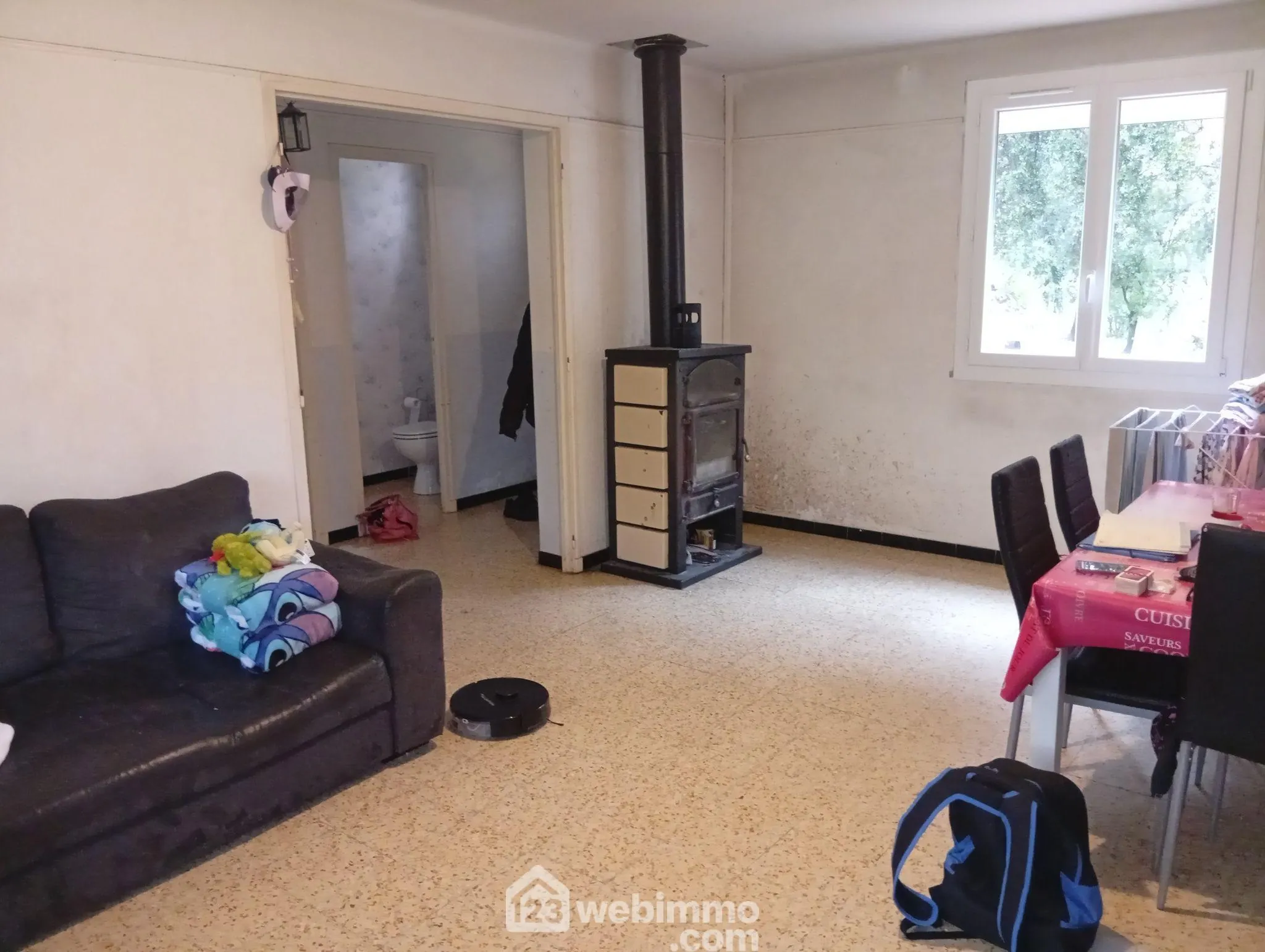 Charmante maison de plain-pied de 80 m² à Entrecastaux avec grand terrain 