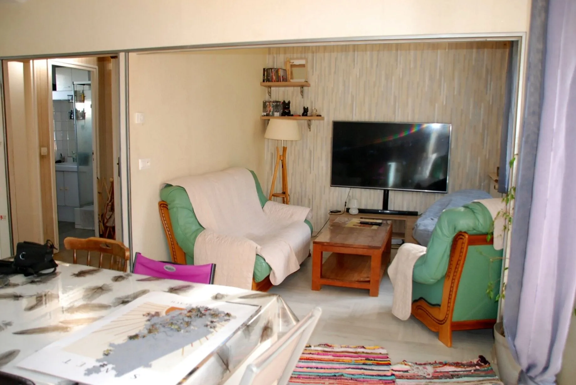 Maison mitoyenne à Fécamp avec 3 chambres, jardin et garage 