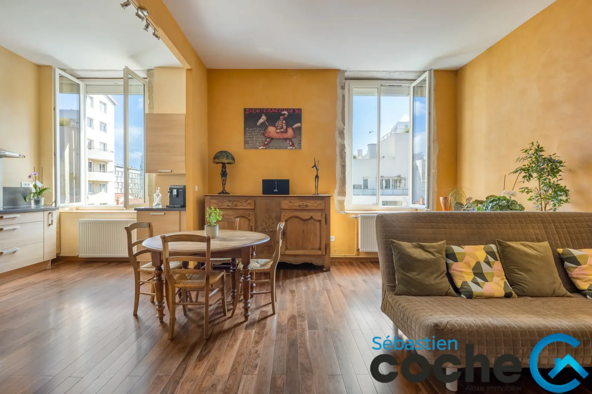 Appartement avec jardin privé de 78,85 m² à Lyon 3, proche tram, rénové en 2024 