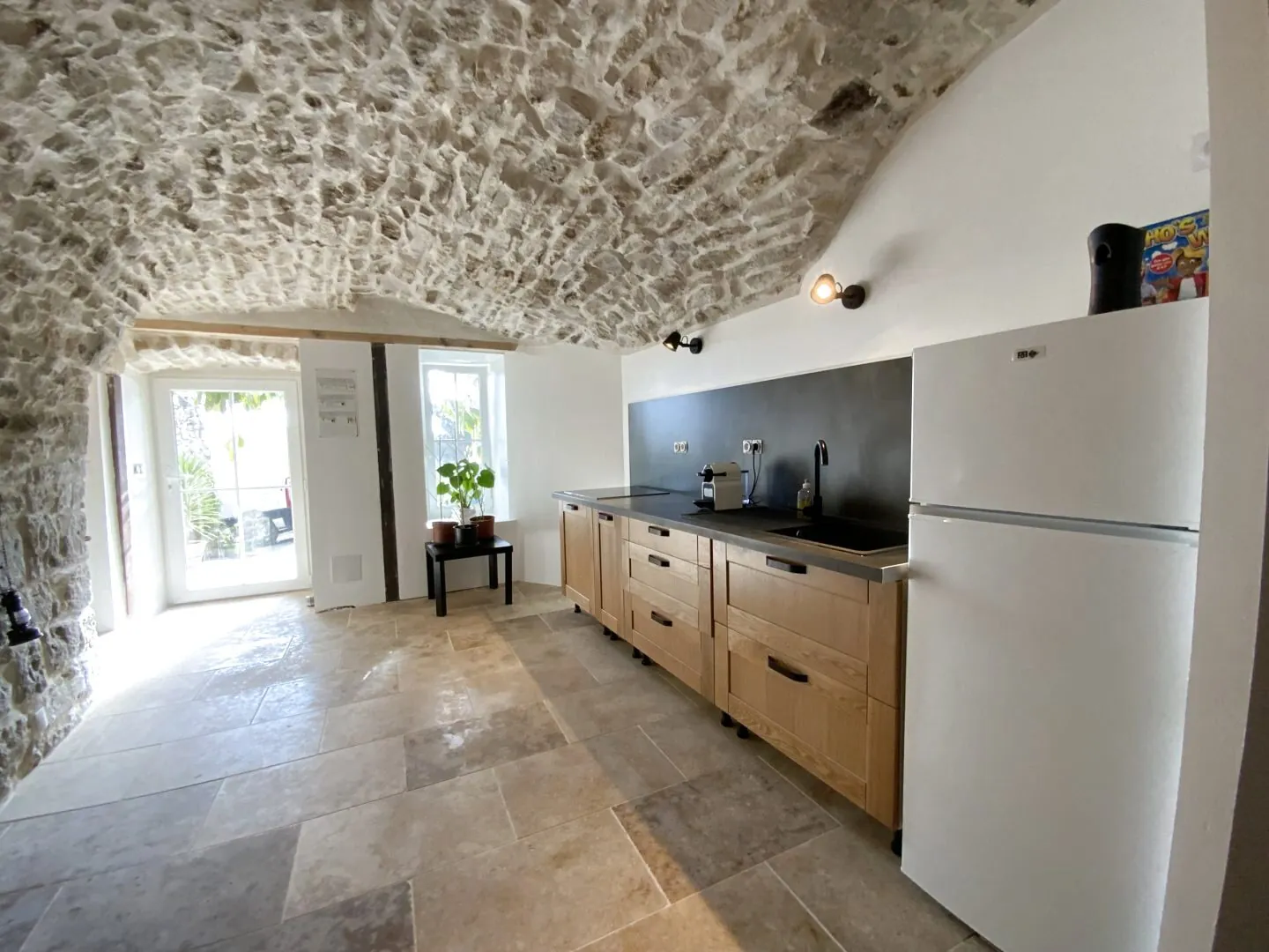 Maison de village à Vezenobres de 110 m² avec deux habitations et terrasse sud 