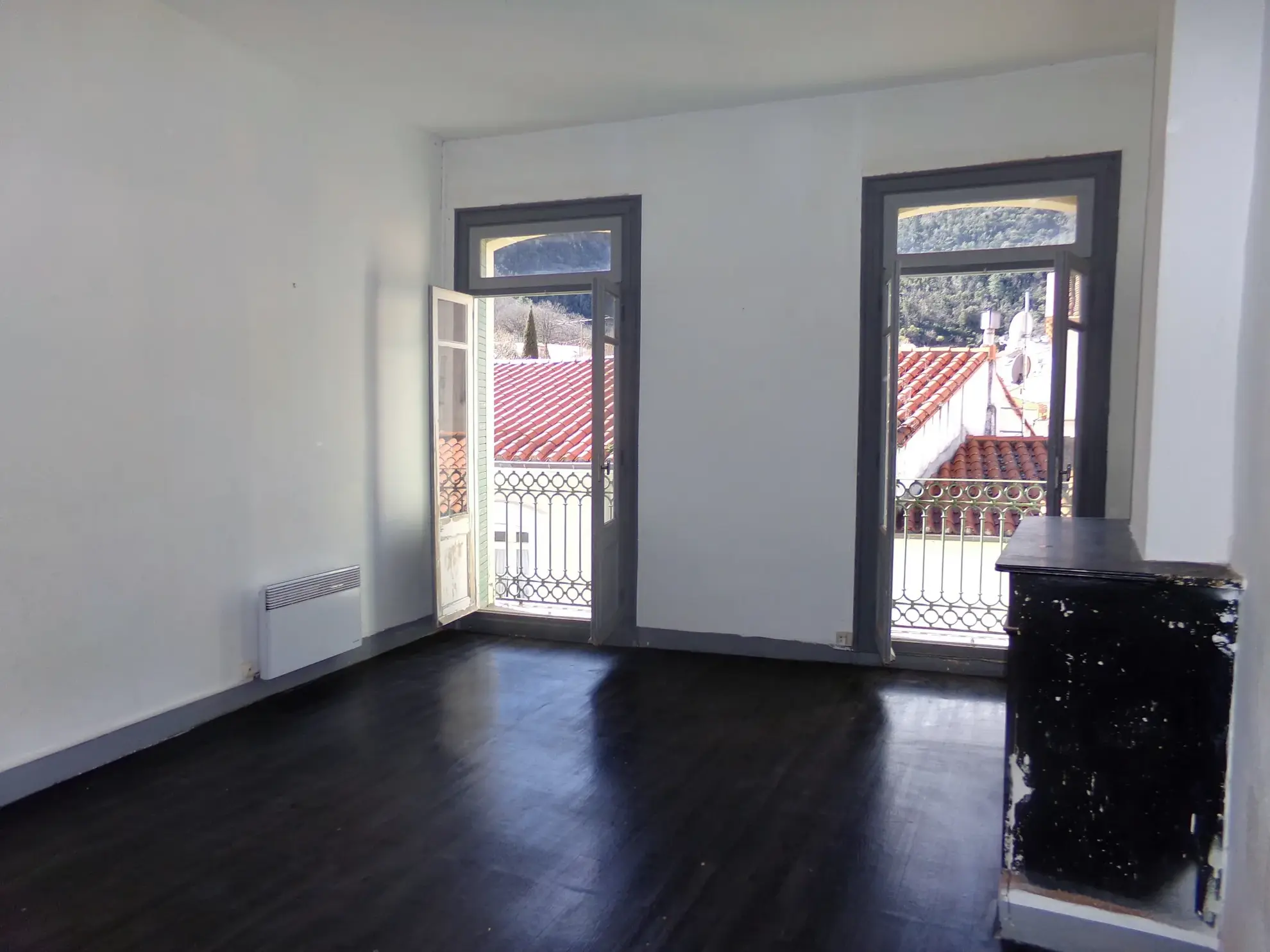 Bel appartement F3 avec balcon, vue montagne, dernier étage à Amélie-les-Bains Palalda 