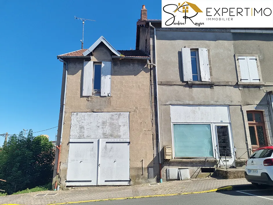 Maison à vendre avec deux appartements indépendants à Saint-Éloy-les-Mines