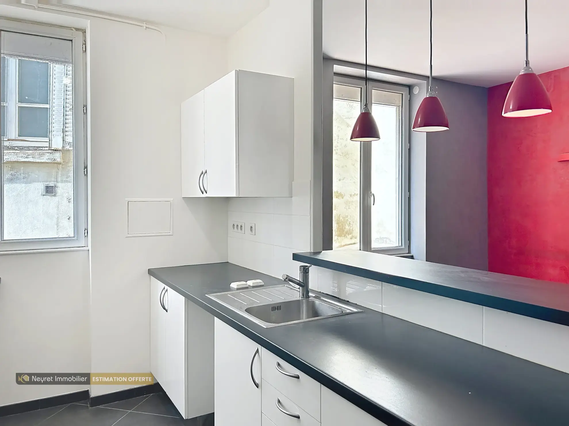 Appartement T2 à Lyon 7, Saxe-Gambetta, 34,73 m2, calme et lumineux 