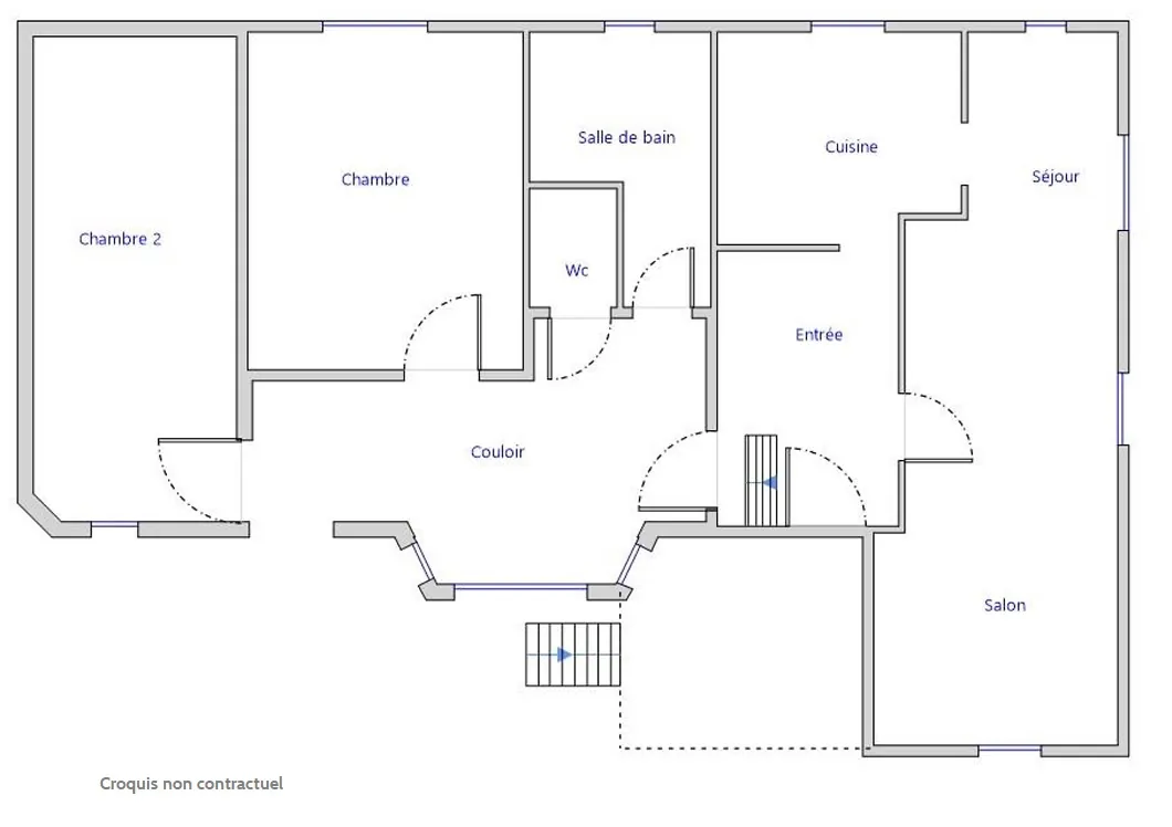 Maison des années 40 avec jardin, vue sur le Viaduc à Millau 