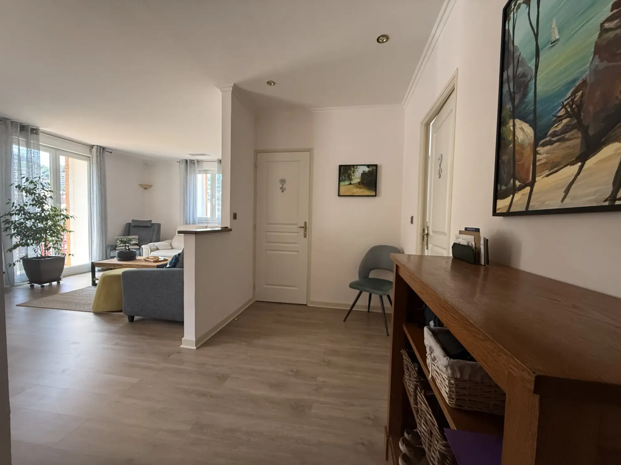 Appartement exceptionnel au dernier étage d’une maison de maître avec vue imprenable à Amélie-les-Bains 