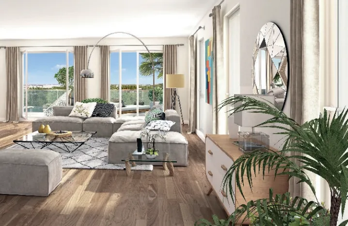 Appartement T3 à Grenoble avec balcon - TVA réduite à 5,5 % 