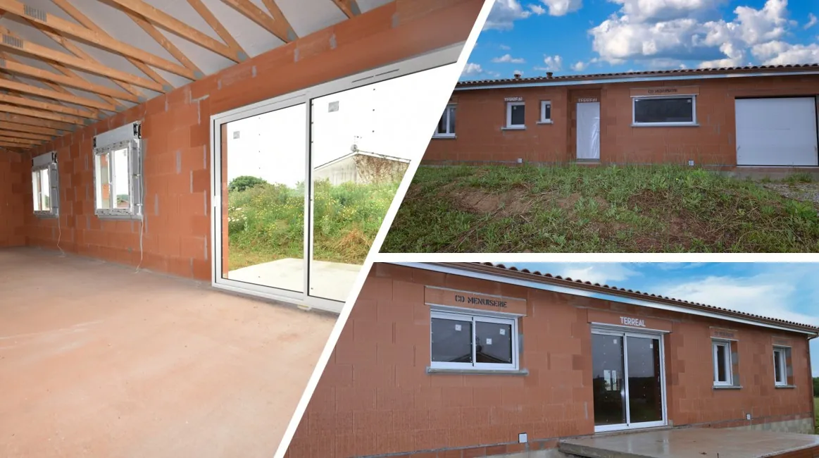 Maison T4 à terminer de 98m² à Briatexte, opportunité à saisir