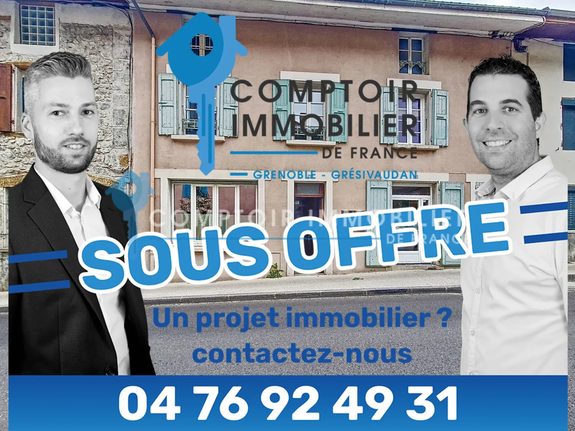 Maison de village à vendre à Bernin (38) avec grand potentiel – 130 m²