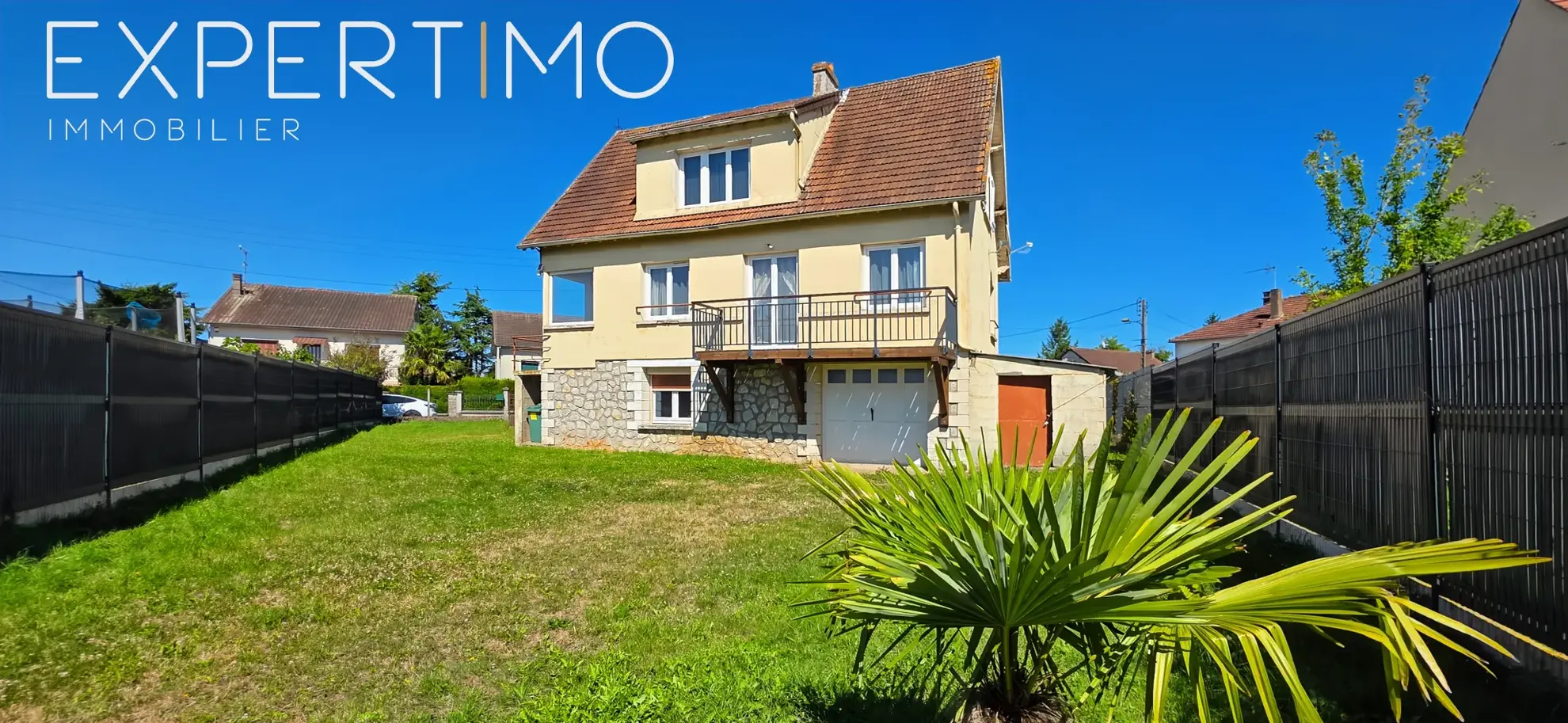 Maison familiale de 4 chambres avec jardin clos à Pussay (91740)